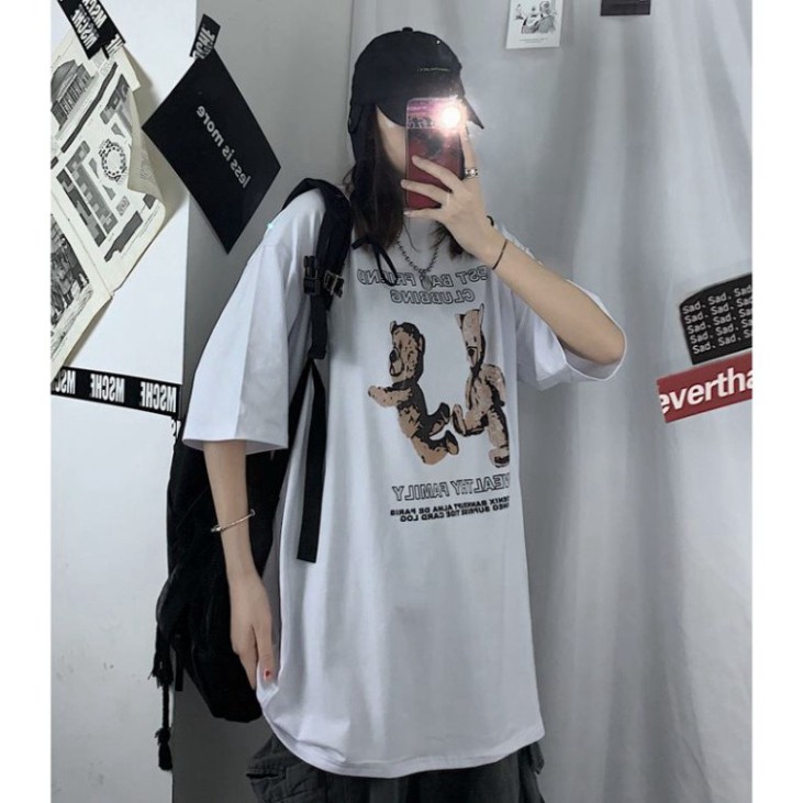 Áo thun tay lỡ Unisex Awesometee, áo phông form rộng ATL M444-55