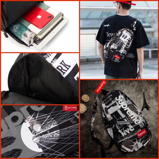 ⚡️ [ NEW ]Túi Đeo Chéo Supreme Phiên bản mới 2020 - CAM KẾT CHẤT LƯỢNG NHẤT VỚI KH (Ảnh thật) - ST19 | BigBuy360 - bigbuy360.vn