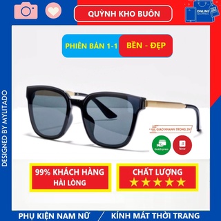 Kính mát nam nữ chống UV400 - Mắt vuông kính râm thời trang Cao Cấp HOT TREND 6035