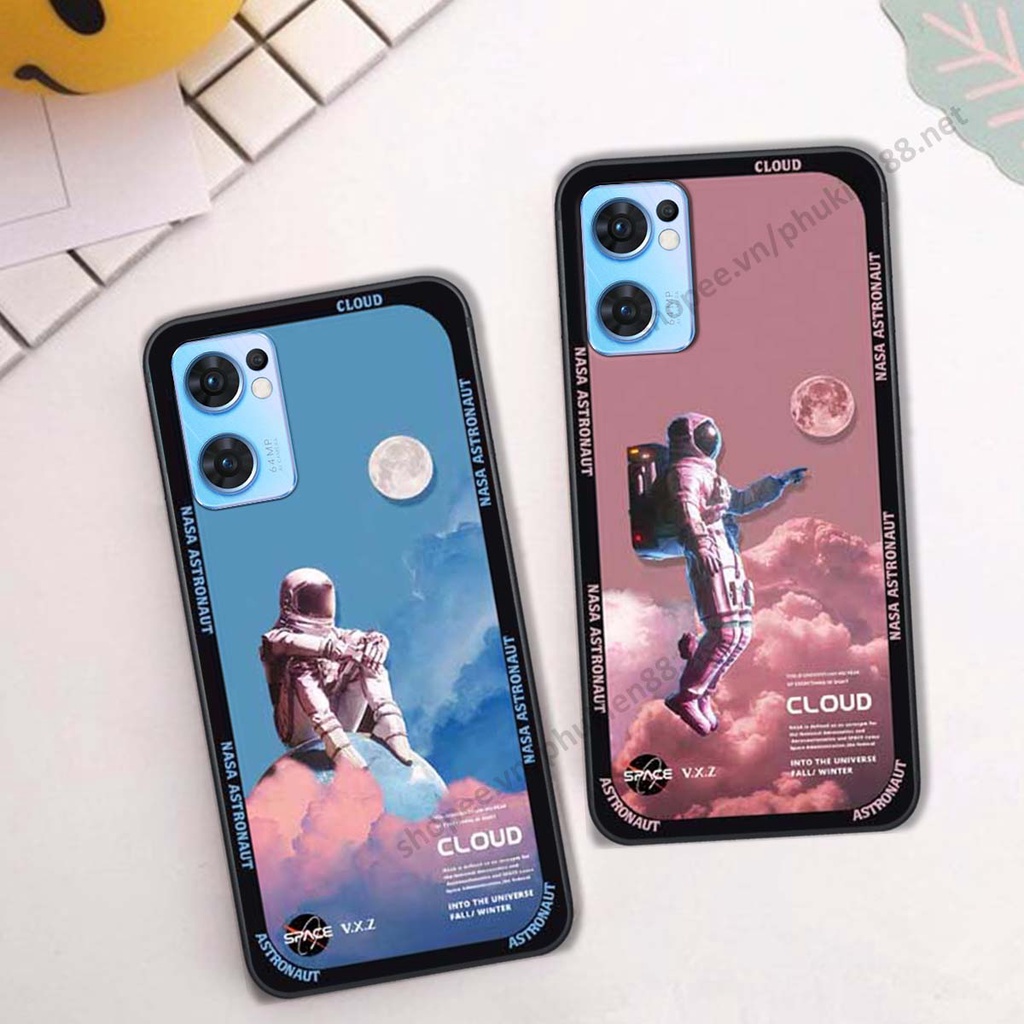 Ốp Oppo Reno7 / Reno7 Z 5G / Reno 7 hình vũ trụ, mountain, cloud phong cách cá tính