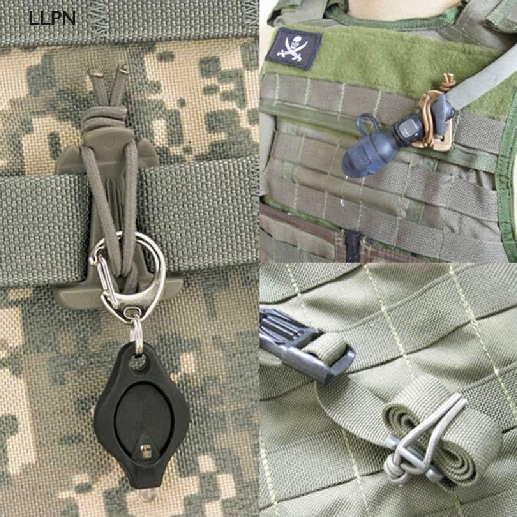 1 Dây Móc Treo Đàn Hồi Phong Cách Chiến Thuật MOLLE EDC Webbing