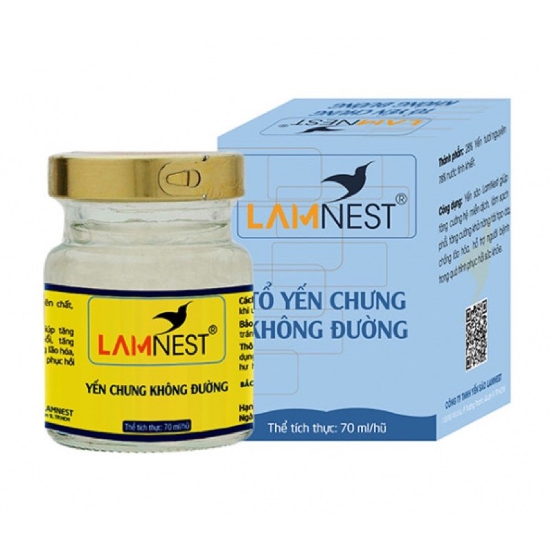 Yến sào chưng sẵn Lamnest - quà biếu (mua 5 tặng 1)