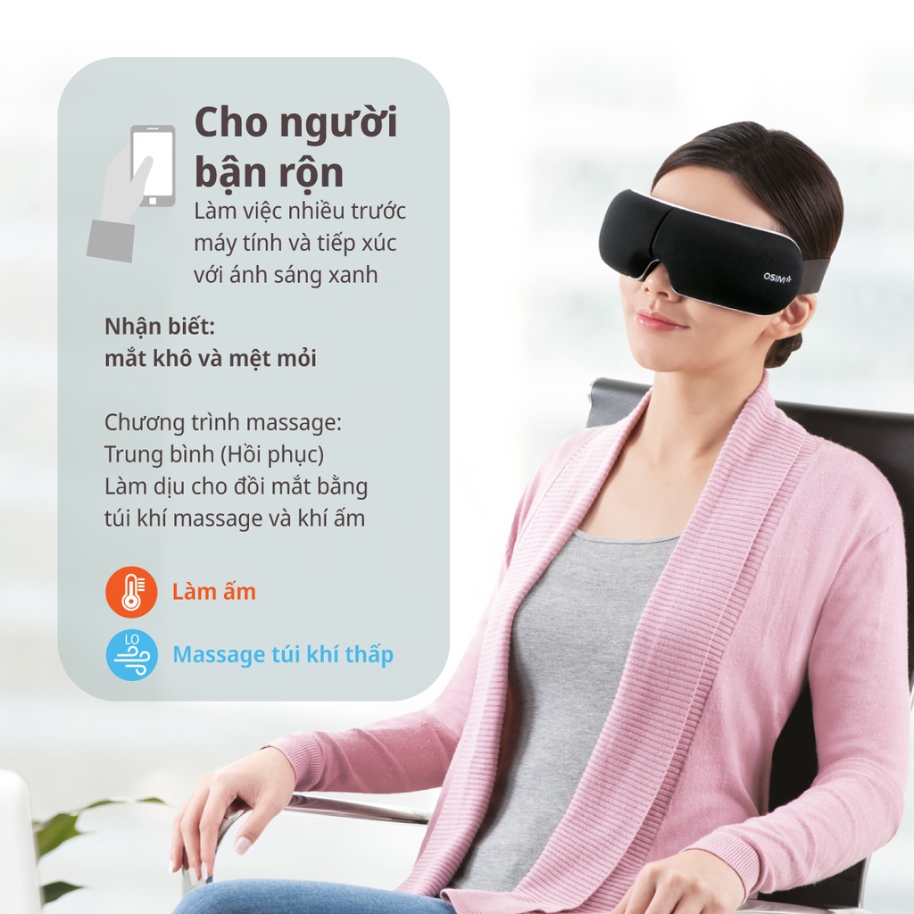 OSIM Kính massage uVision Air