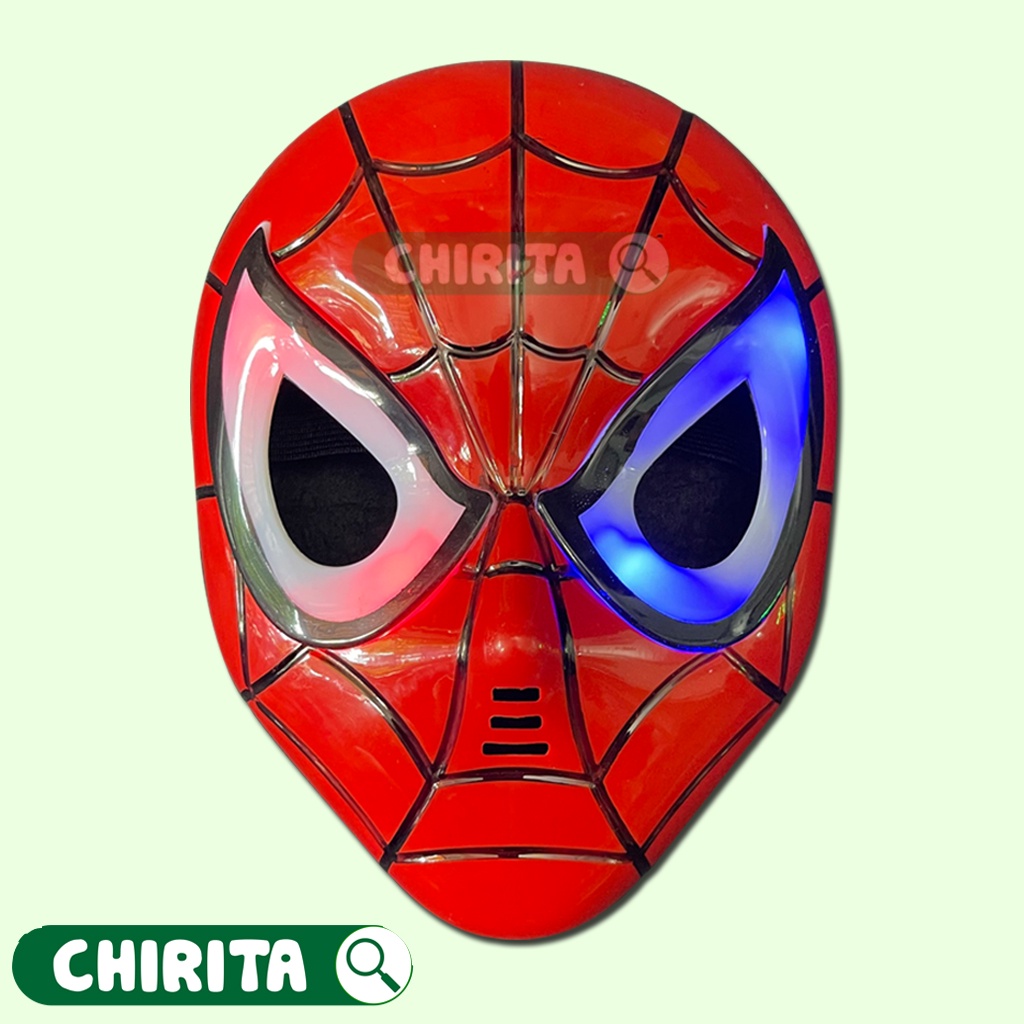 Đồ Chơi Người Nhện CÓ ĐÈN - Mặt Nạ Người Nhện Siêu Anh Hùng, Người Sắt - Đồ Chơi Trẻ Em Chirita