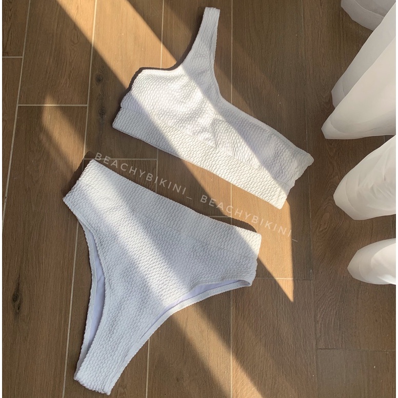 Set bikini 2 mảnh chéo vai