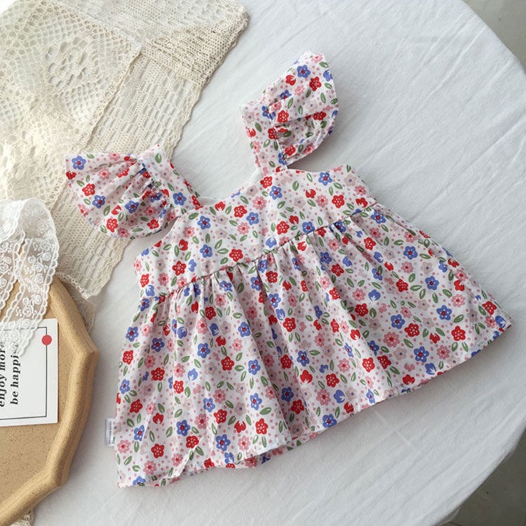 Áo Hai Dây Chất Liệu Cotton Cho Bé