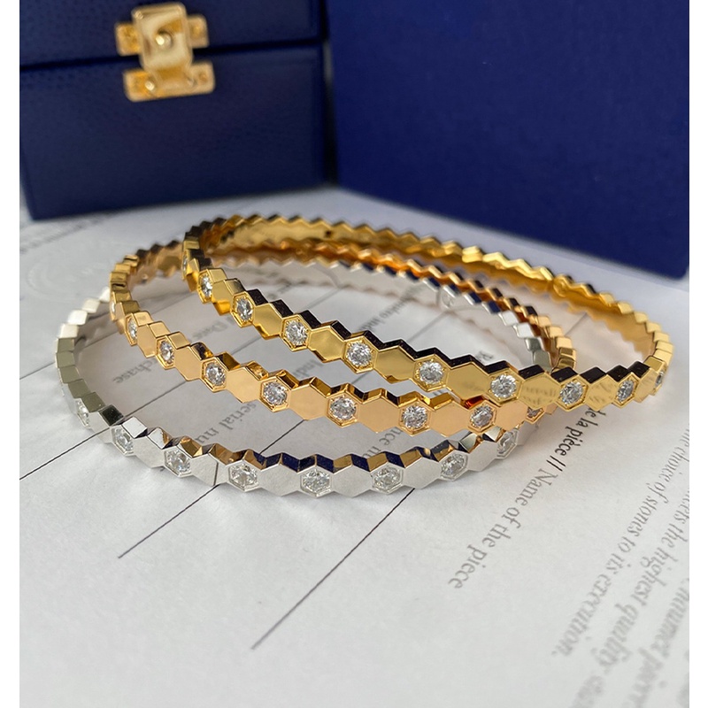 Vòng Tay  MAYEBE LAVEND Mạ VàNg 18k ĐíNh Đá Sang TrọNg