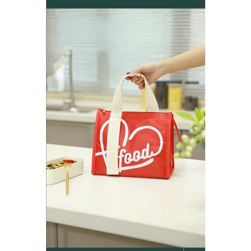 Túi Giữ Nhiệt Đựng Hộp Cơm Trưa Dễ Thương Đa Năng