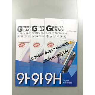 Kính J7 Pro, bộ 3 tấm, ko full màn