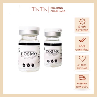 Kính áp tròng, lens trong suốt NANO COSMO KOREA cho mắt nhạy cảm có độ cận từ 0 đến 15 độ