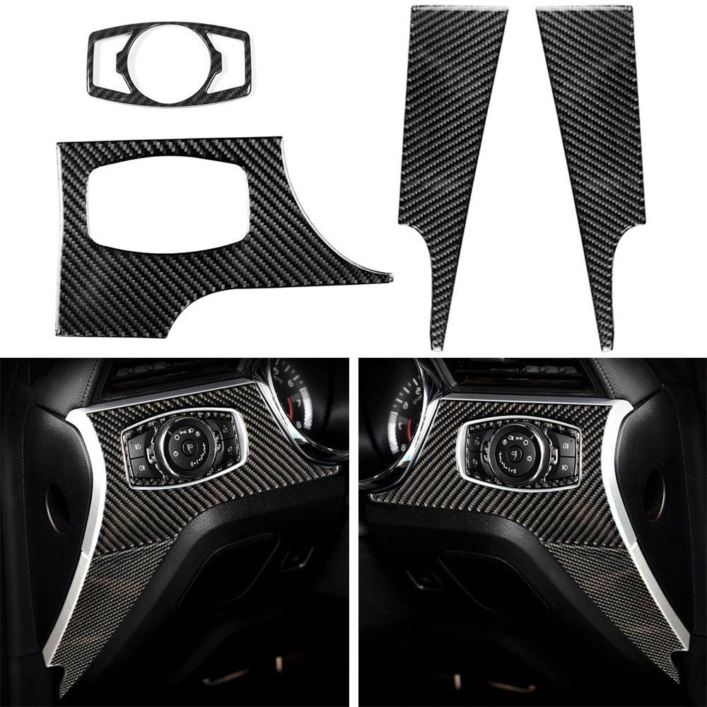 Khung Trang Trí Bảng Điều Khiển Mở Cửa Xe Hơi Họa Tiết Sợi Carbon Cho Ford Mustang 2015-2010