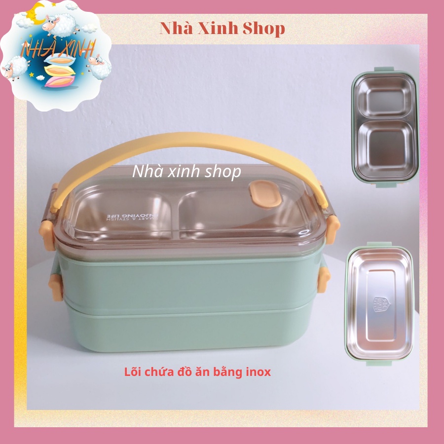 HỘP CƠM Văn phòng lõi inox cao cấp nhiều mẫu