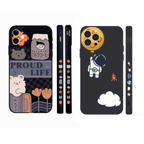 Ốp lưng iphone Hành tinh vàng Proud life cạnh vuông in hình viền 6/6s/7/7plus/8/8plus/x/xs/11/12/pro/max/plus/promax