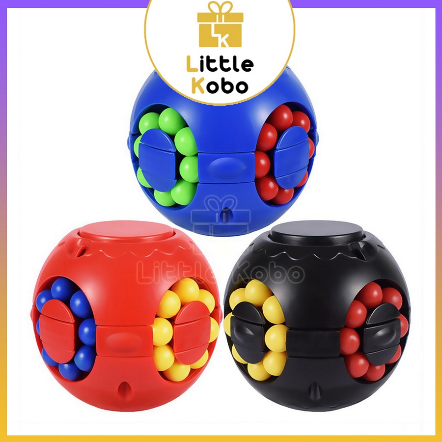 Rubik Bean Hạt Đậu Spinner Rubic Biến Thể Ma Thuật Đồ Chơi Trí Tuệ Xả Stress