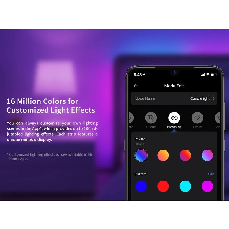 Đèn led dây thông minh Yeelight Lightstrip Pro 2022 đèn 16 triệu màu, có tương thích Homekit YLDD005 - Bh 12 tháng