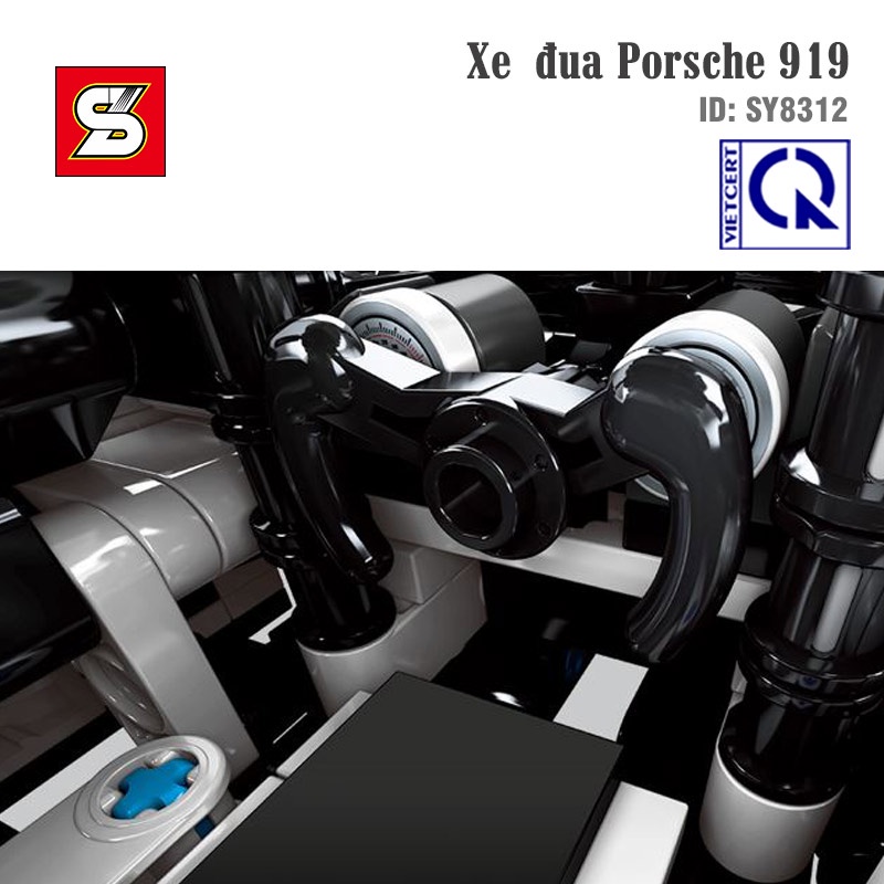 Bộ đồ chơi lắp ráp - lego lắp ghép đồ chơi mô hình Siêu xe Koenigsegg 919 chạy cót. Bảo hành 12 tháng toàn quốc