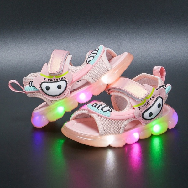 Dép quai hậu Sandal bé gái từ 1 đến 5 tuổi có đế phát sáng