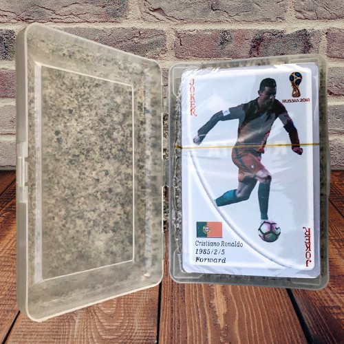 BỘ 52 THẺ BÓNG ĐÁ CÁC NHÂN VẬT NỔI TIẾNG POCA MATCH ATTAX RUSSIA 2018