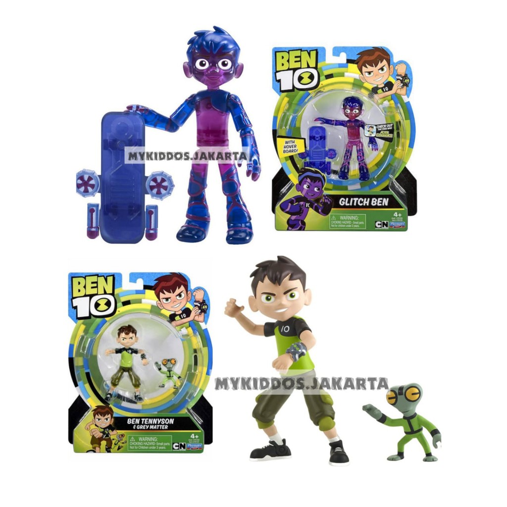 Mô Hình Đồ Chơi Nhân Vật Ben10 - Ben Tennyson Kevin & Rustybugy