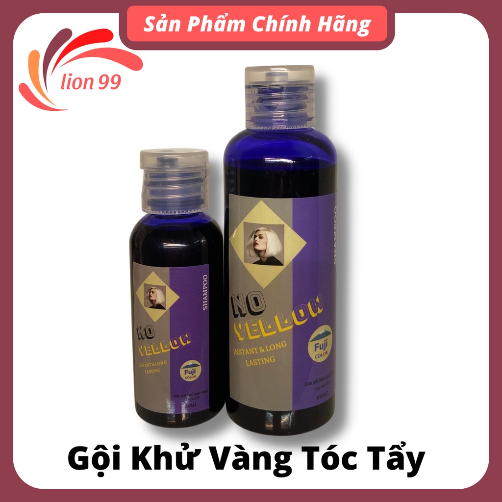 Dầu gội khử vàng dầu gội tím giữ màu tóc tẩy tại nhà chiết sẵn