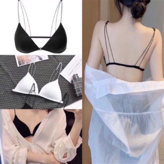 👙 Áo lót bra cài trước dây mảnh côtton thoáng mát