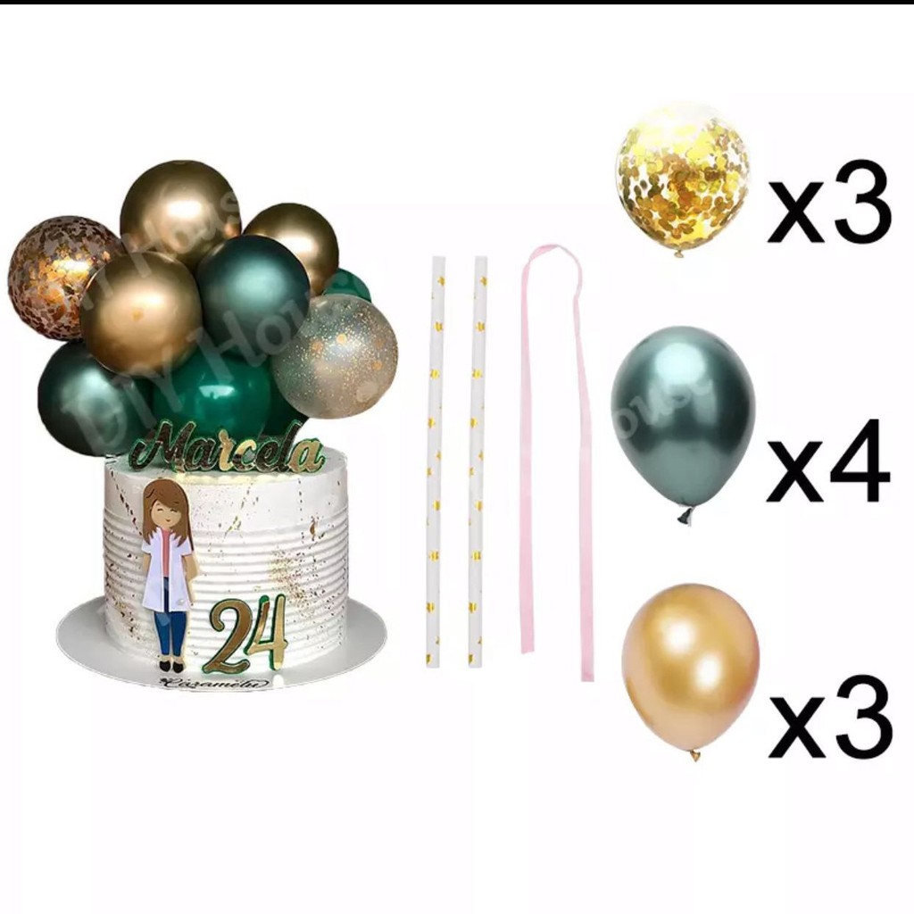 Set 10 Bong Bóng 5 Inch Hình Đám Mây Dùng Để Trang Trí Tiệc Sinh Nhật / Đám Cưới