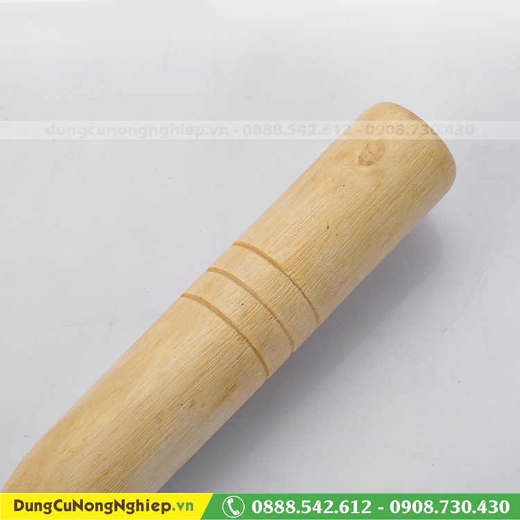 Xẻng mũi nhọn cán gỗ cầm tay mini