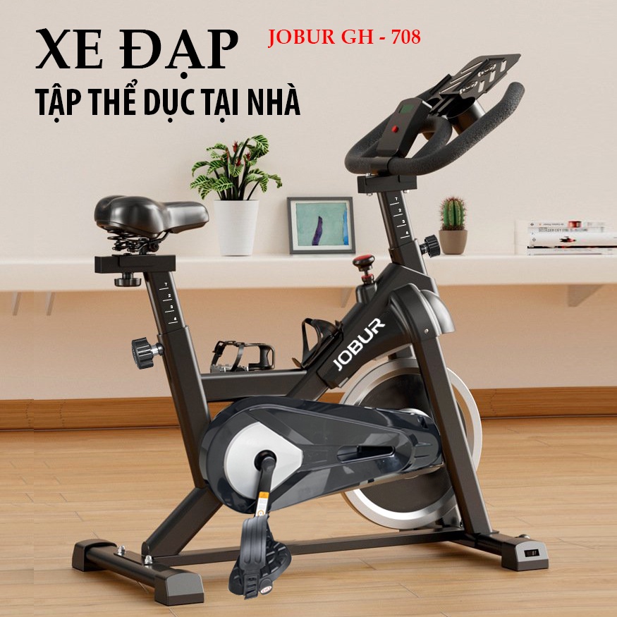 JOBUR GH-708 - Xe đạp tập gym tổng hợp tại nhà - Hiện đại - Sang trọng - Tặng kèm máy massage thư giãn sau tập