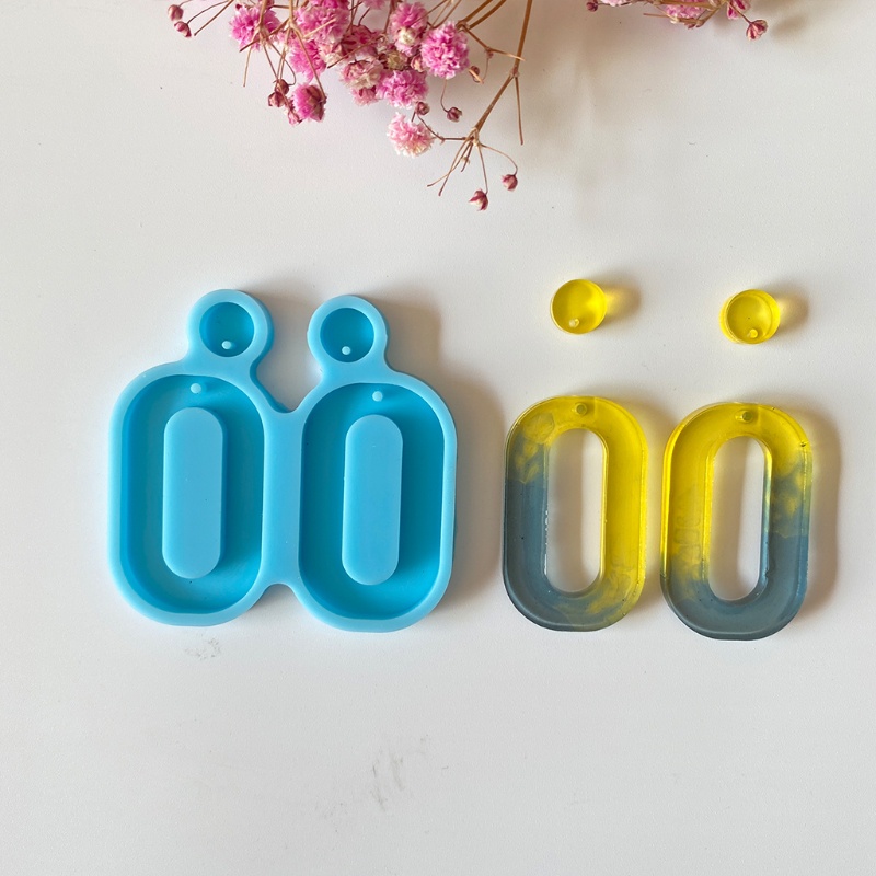 Khuôn Làm Trang Sức Hình Oval / Chữ Nhật