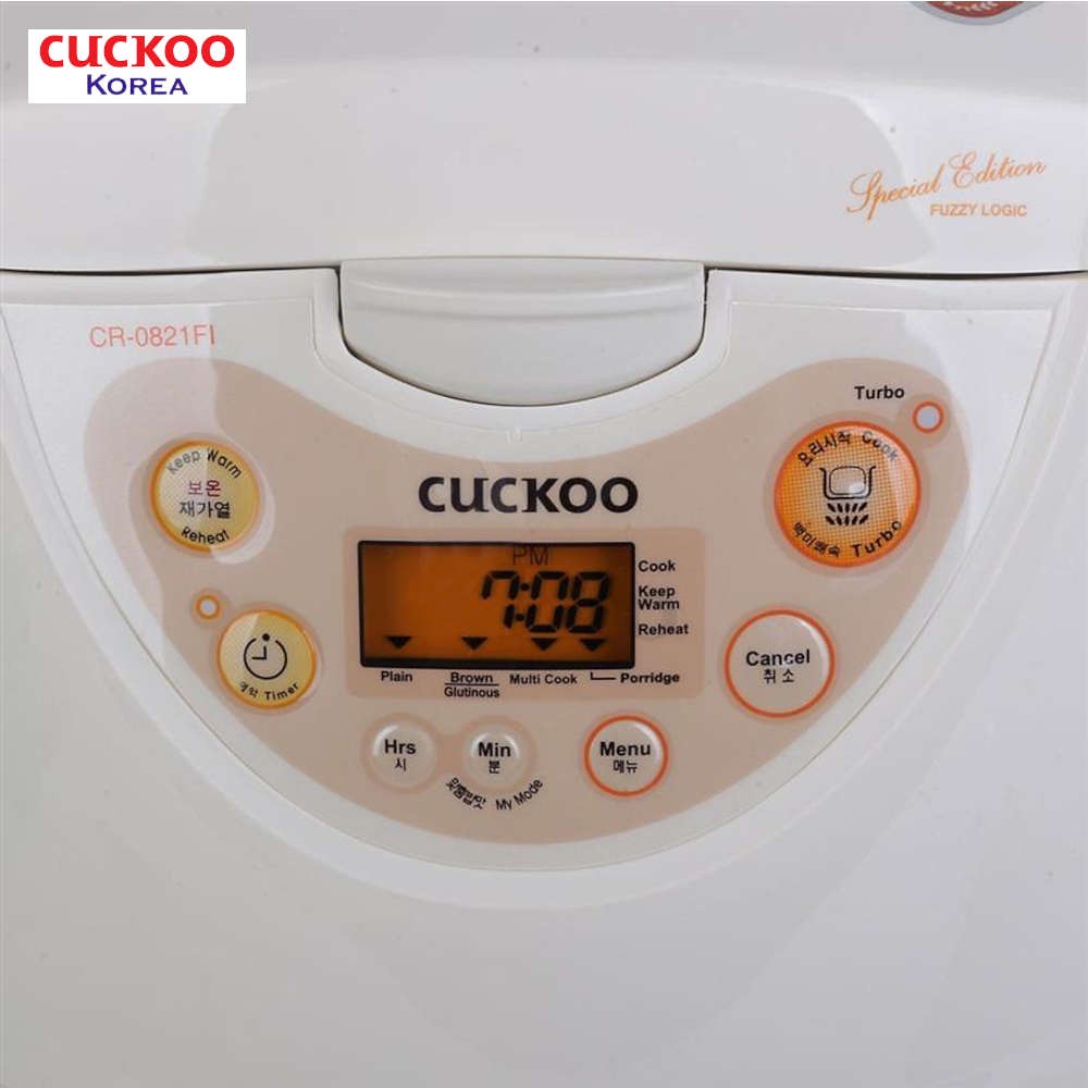 Nồi cơm điện tử Cuckoo CR-0821FI dung tích 1.5 lít bảo hành 24 tháng - Made in Korea