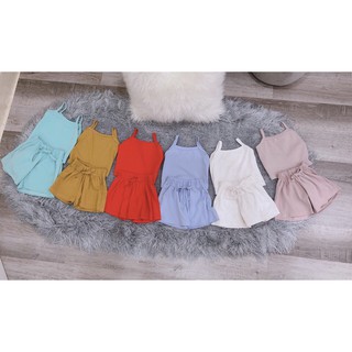 Bộ 2 dây quần thắt nơ cho bé gái