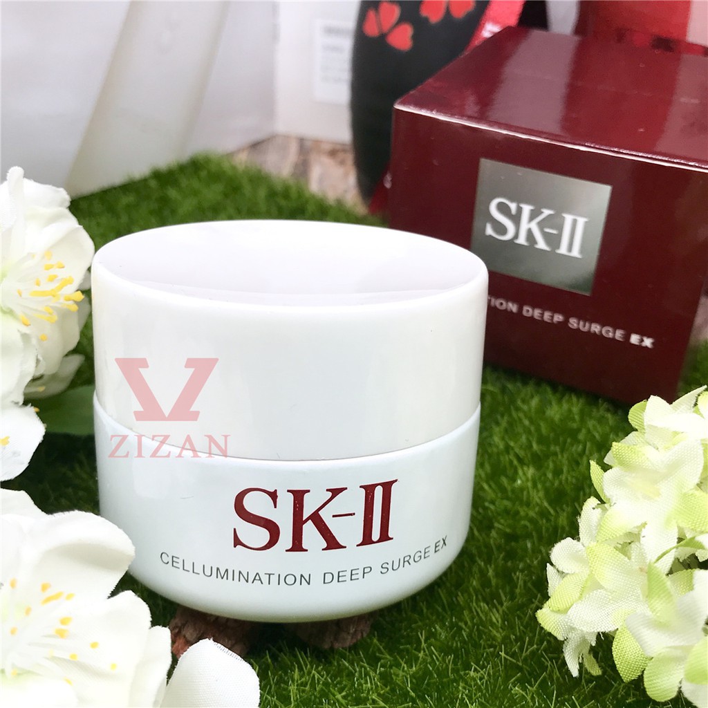 SK-ii Kem Dưỡng Trắng Sáng Da Cellumination Deep Surge EX 50g - Xách Tay Chính Hãng