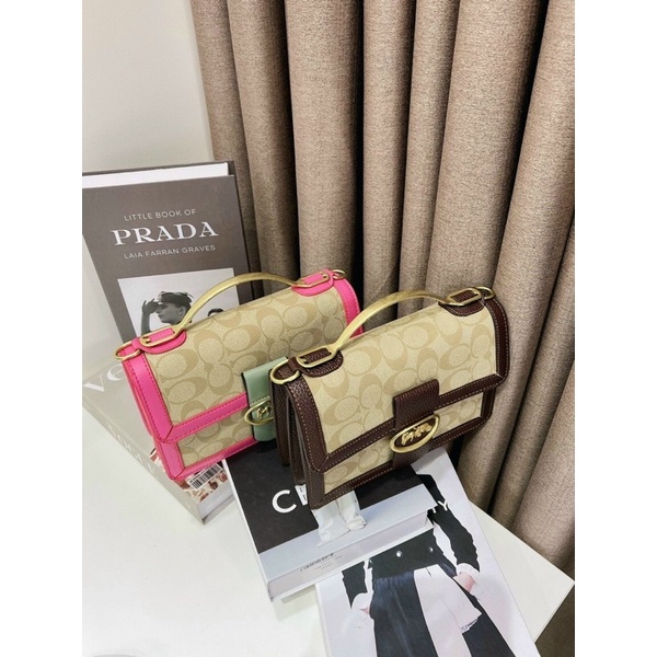 Túi  Đeo  Chéo  Coách Bả Tay Cầm Phụ  Kiện Sáng  Bóng