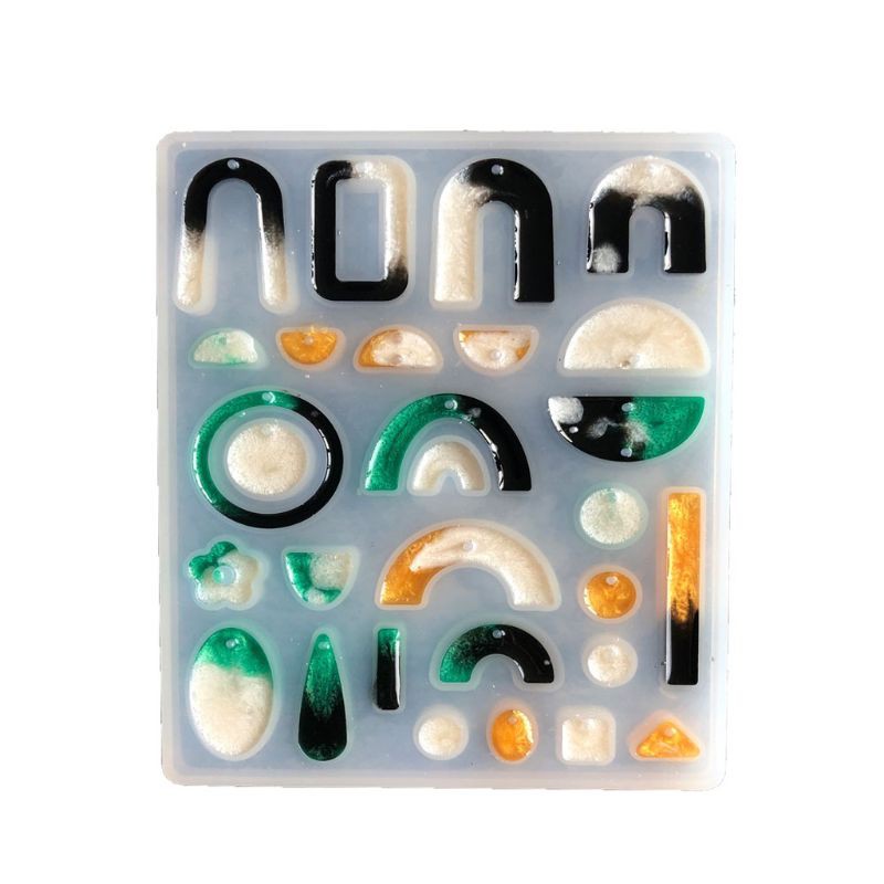 Khuôn Nhựa Resin Tạo Hình Bông Tai Phong Cách Bohemian