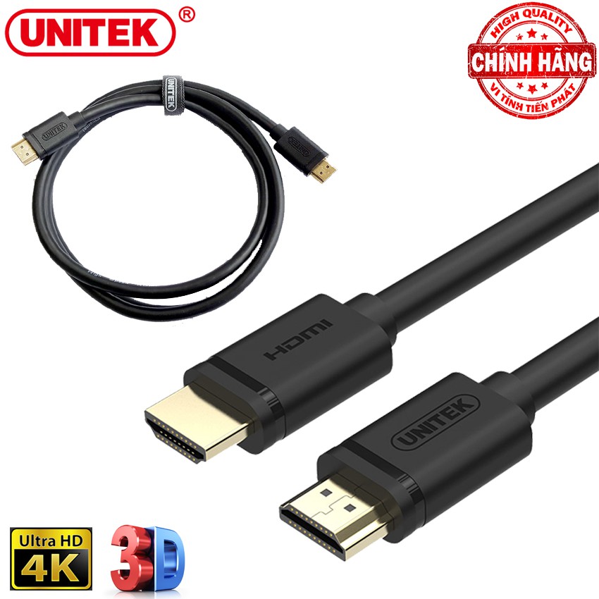 [Mã ELHACE giảm 4% đơn 300K] Cáp HDMI 2.0 4K Ultra HD và 3D Unitek Y-C139M dài 3m - V2.0