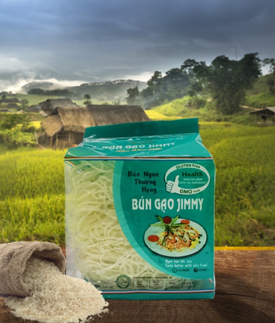 Bún gạo sạch Jimmy (Bịch 250g)