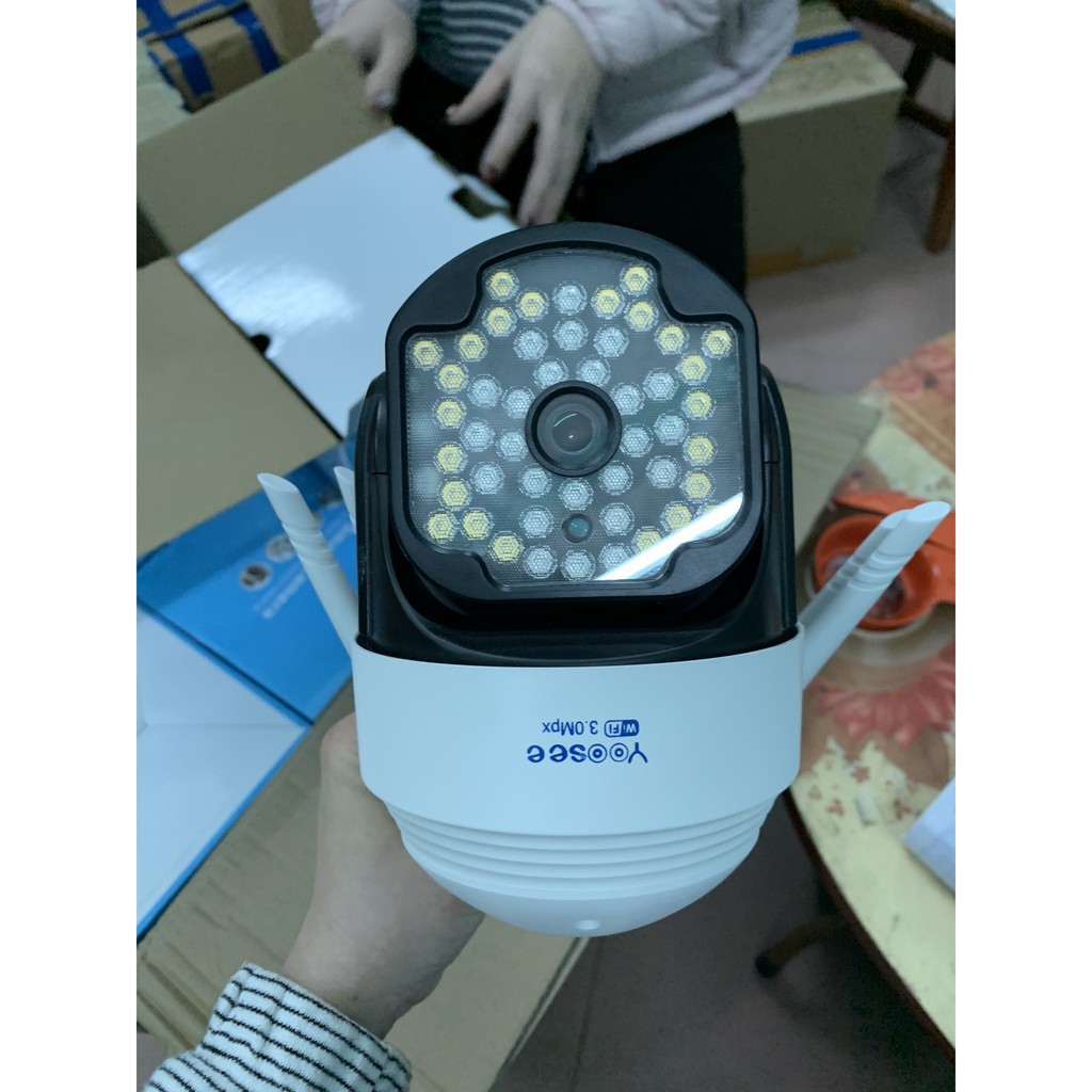 Camera Wifi - Camera Wifi Yoosee PTZ X4000 - 3.0 Mpx - 48Led - Xoay 360 Độ,Đàm Thoại 2 Chiều,Xem Đêm Có Màu [ BH 5 Năm] | BigBuy360 - bigbuy360.vn