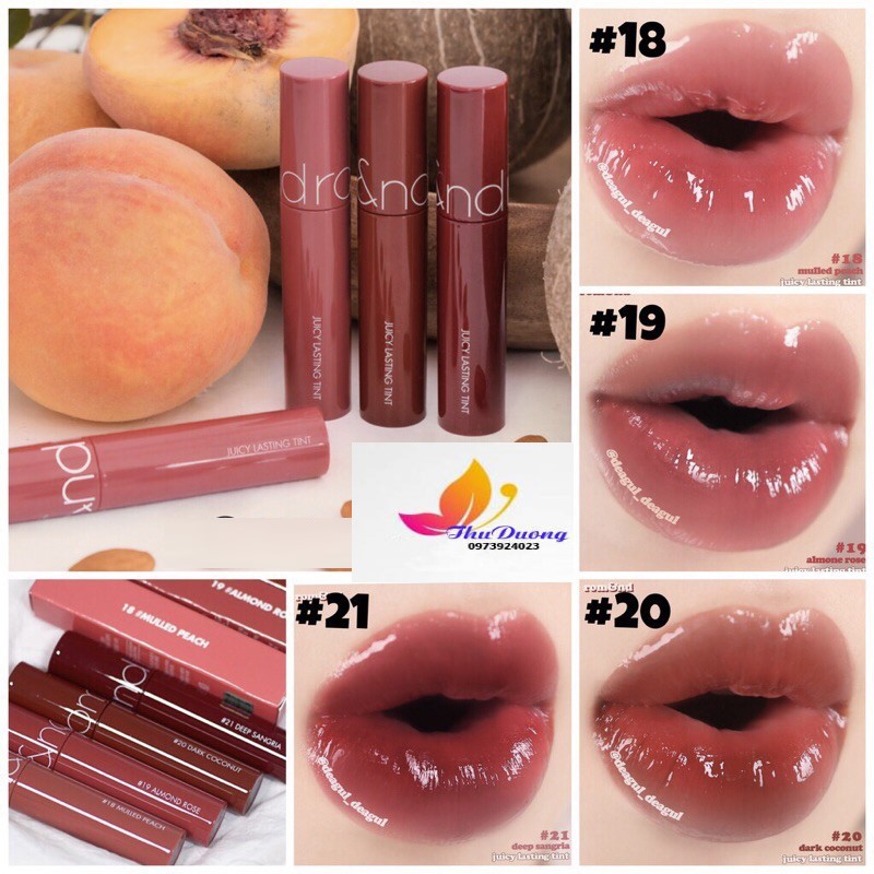 Son Tint Lì Romand Juicy Lasting Tint 5.5g