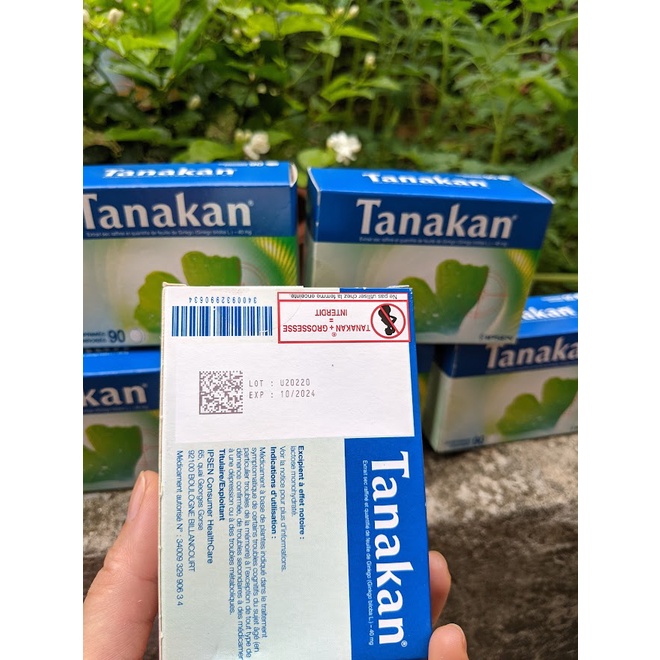 [Nội địa Pháp]  Bổ não Tanakan 90 viên