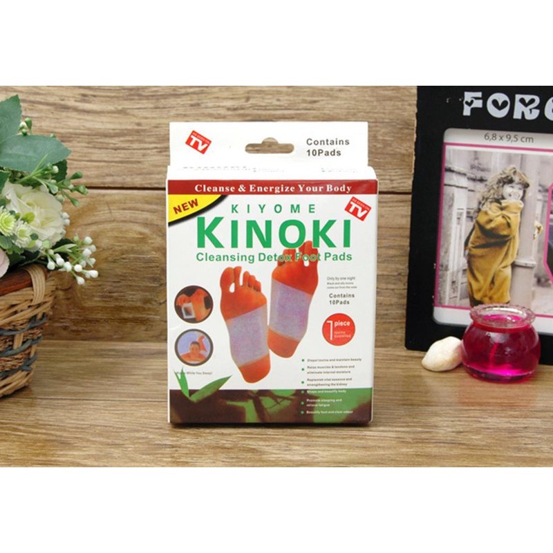 Combo 40 Miếng Dán Khử Độc Bàn Chân Kinoki - BX2004