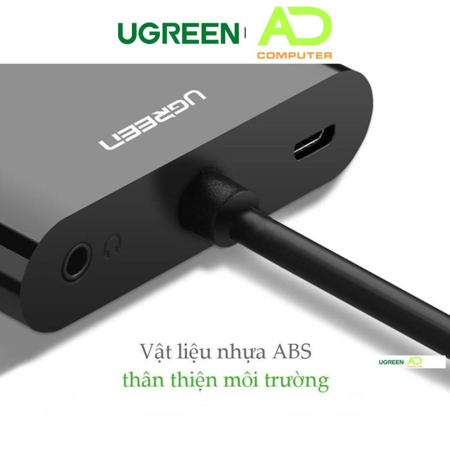 Bộ chuyển đổi HDMI sang HDMI/VGA (hỗ trợ nguồn 5V + Audio 3.5) 30cm UGREEN CM101 40744