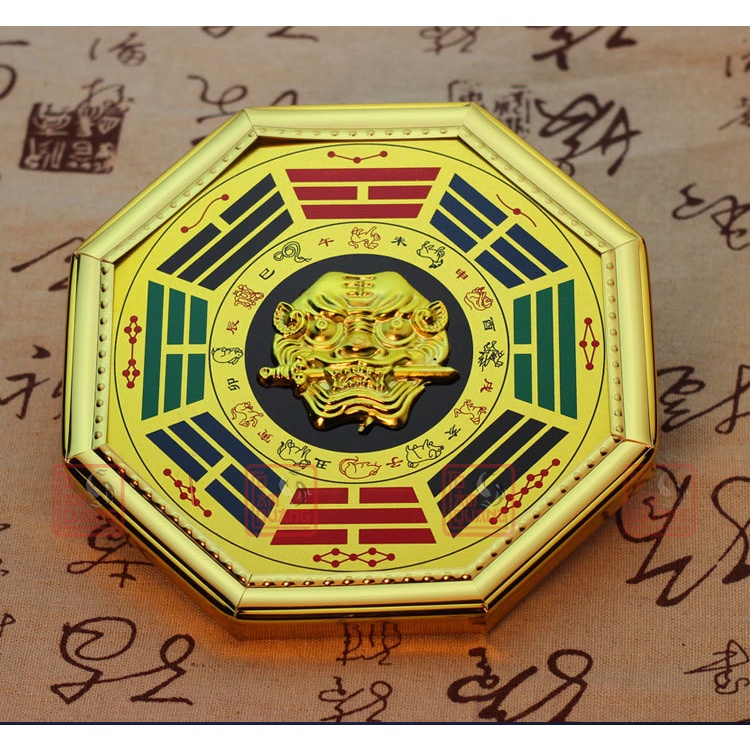 Gương bát quái phẳng Hổ Phù âm dương - hóa giải sát khí - trấn trạch mang lại bình an - TÔ TÂM QUANG