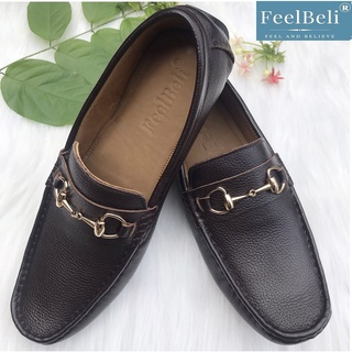 Giày lười nam da bò feelbeli fomr ôm, đủ size.