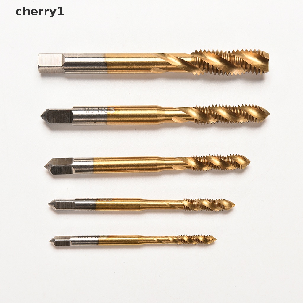 (cherry1) Bộ Mũi Khoan Xoắn Tốc Độ Cao M3 M4 M5 M6 M8 HSS