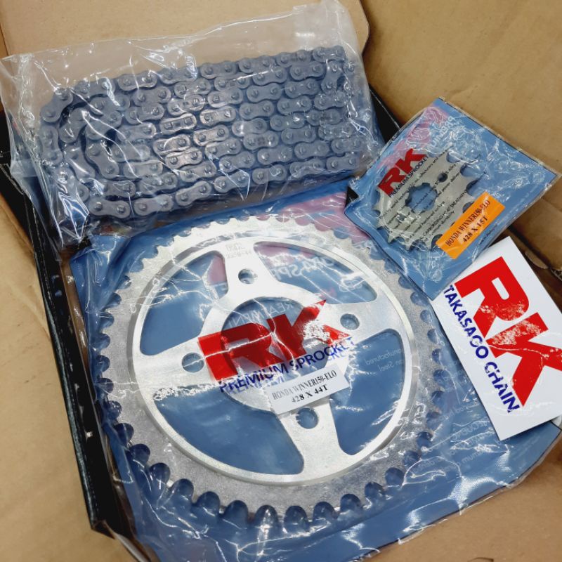 Nhông Sên Dĩa RK Raider Fi  Winner , Winner X , Ex150 có phốt cao su