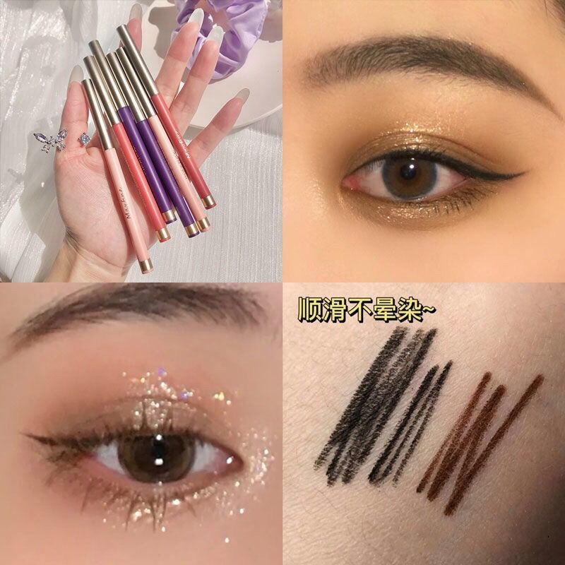 Bút Kẻ Mắt Dạng gel Chống Nước Không Nhòe Màu Sắc Siêu Mịn Dành Cho Người Mới Bắt Đầu