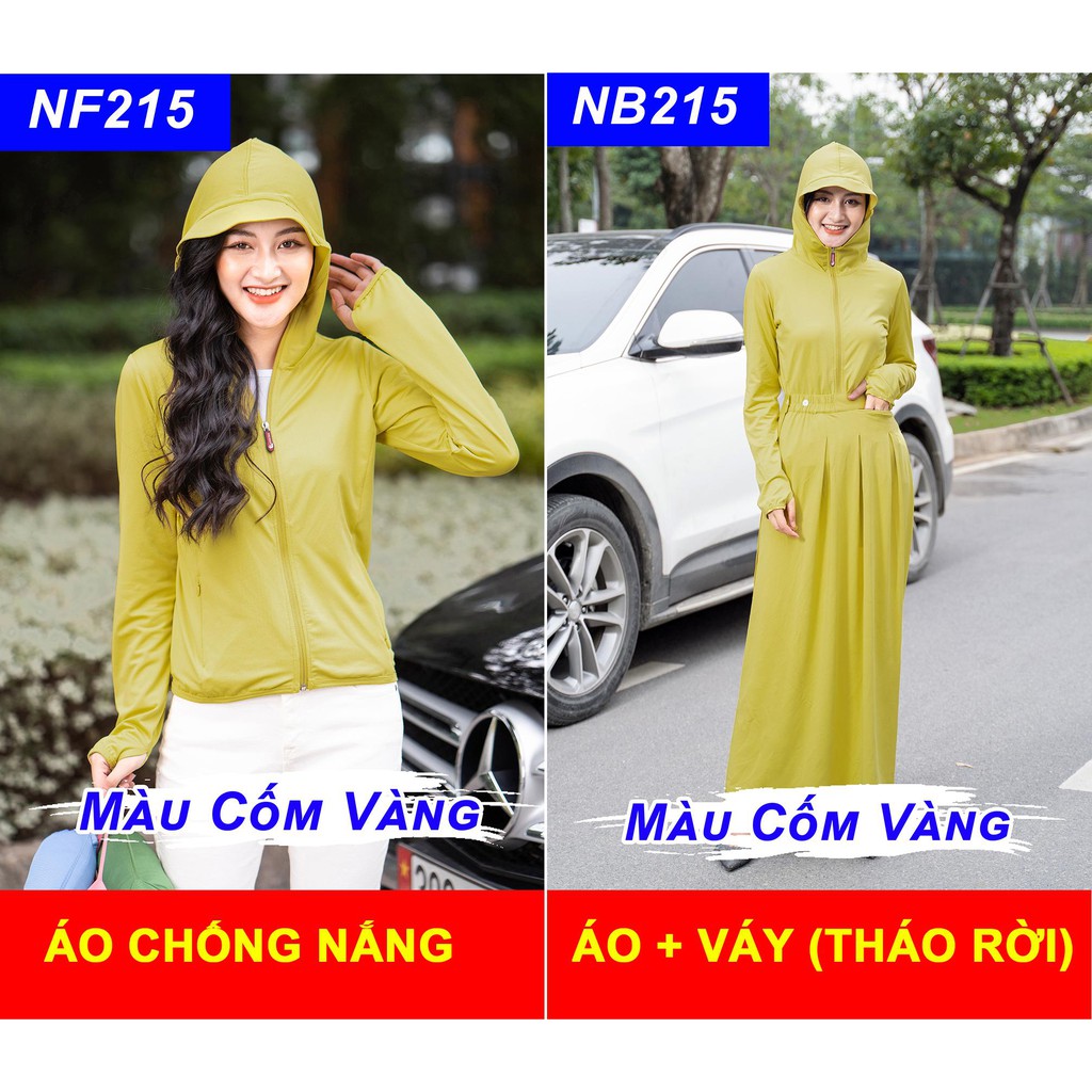 Chân Váy Chống Nắng Nữ Nhật Bản Chất Thun Lạnh Lỗ Thông Hơi Thoáng Khí +COTTON CooL Air Mềm Mịn Cực Mát