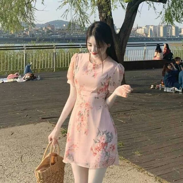 Đầm hoa Korea