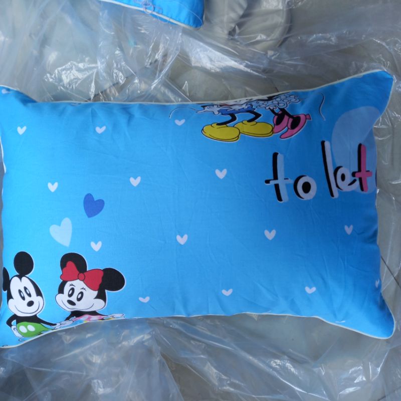 Gối bông vỏ cotton đáng yêu cho bé