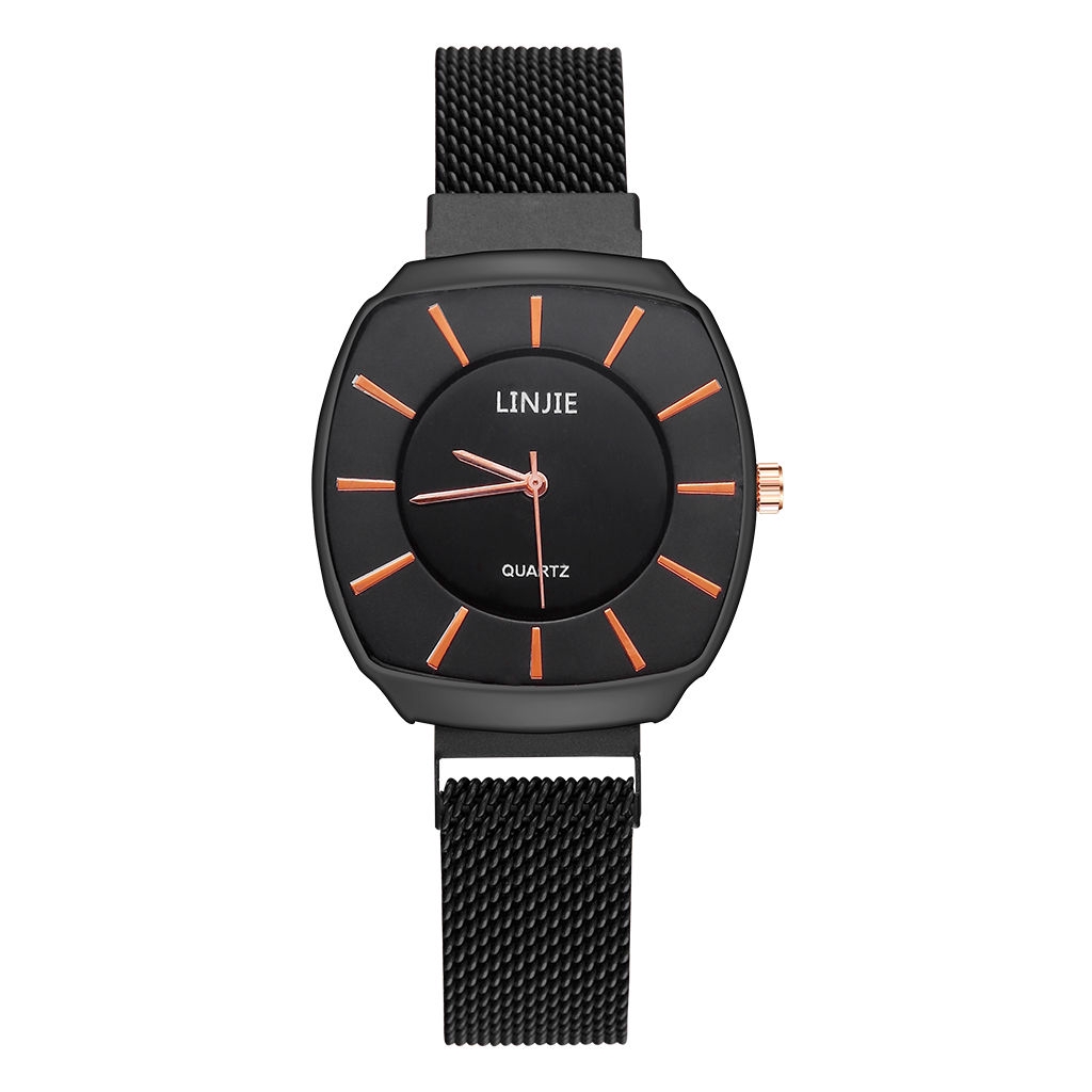 Đồng hồ quartz nam mặt vuông bằng thép không gỉ